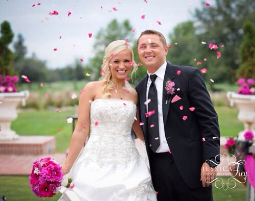 Lãng mạn với tiệc cưới tone hồng&nbsp;tím